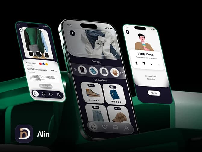 Visual Showcase: Allin - Comprehensive Digital Solution for a Fashion Deals Company - Screenshot 1